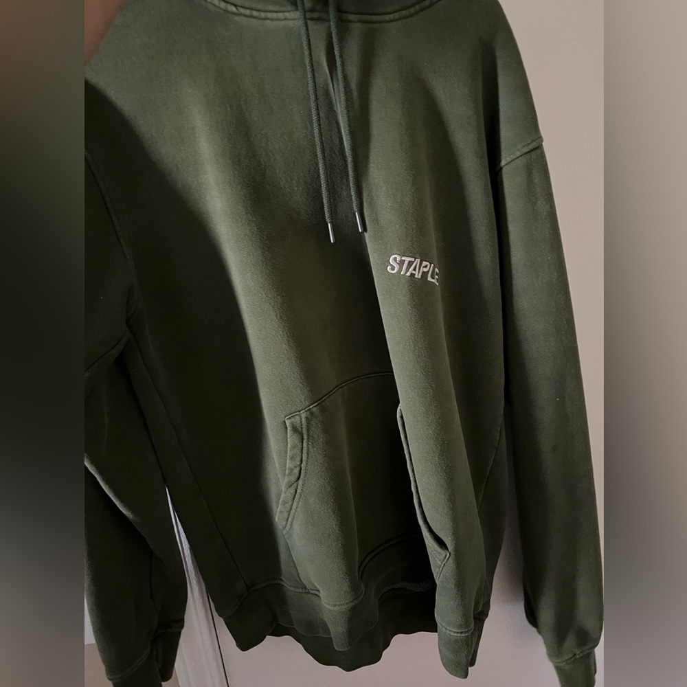 Staple large olive hoodie